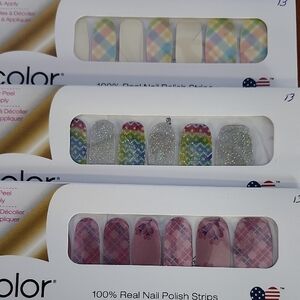Colorful Nail Polish Strips Set